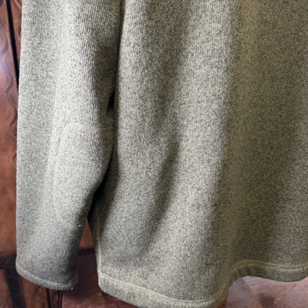 The North Face Mens Gordon Lyons 1/4 Zip Fleece Pullover Olive Green XL NF00CUA8